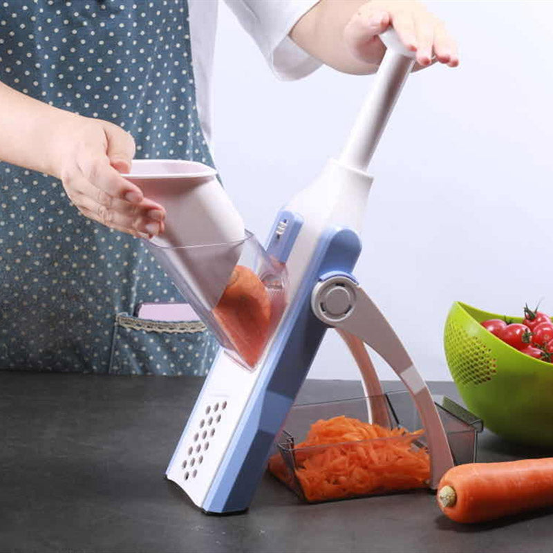 5-in-1 Vegetable Chopper with Container – Dicer, Slicer & Grater Set