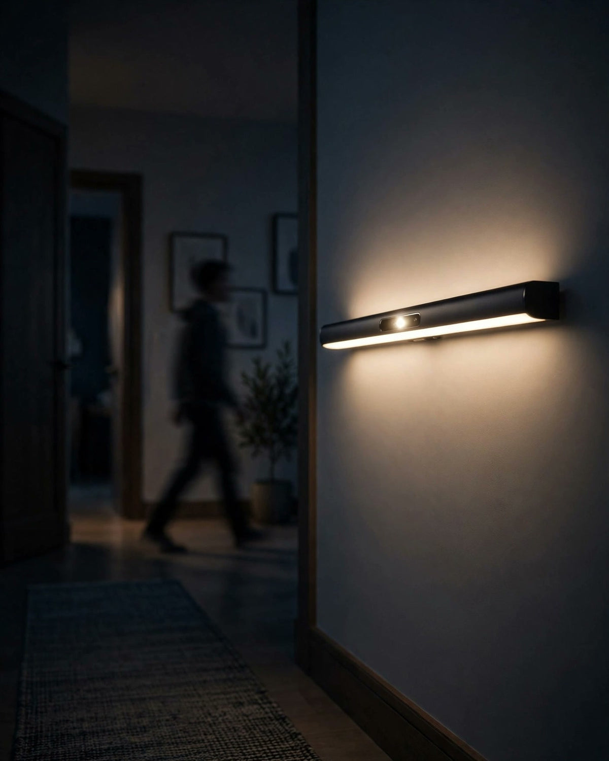 Rechargeable Motion Sensor LED Light 2-Pack – Dimmable Cordless Cabinet & Closet Lamp, 3-Color Temperature